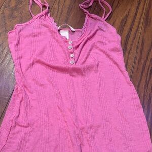 PINK Victoria's Secret Ribbed Pink Camisole